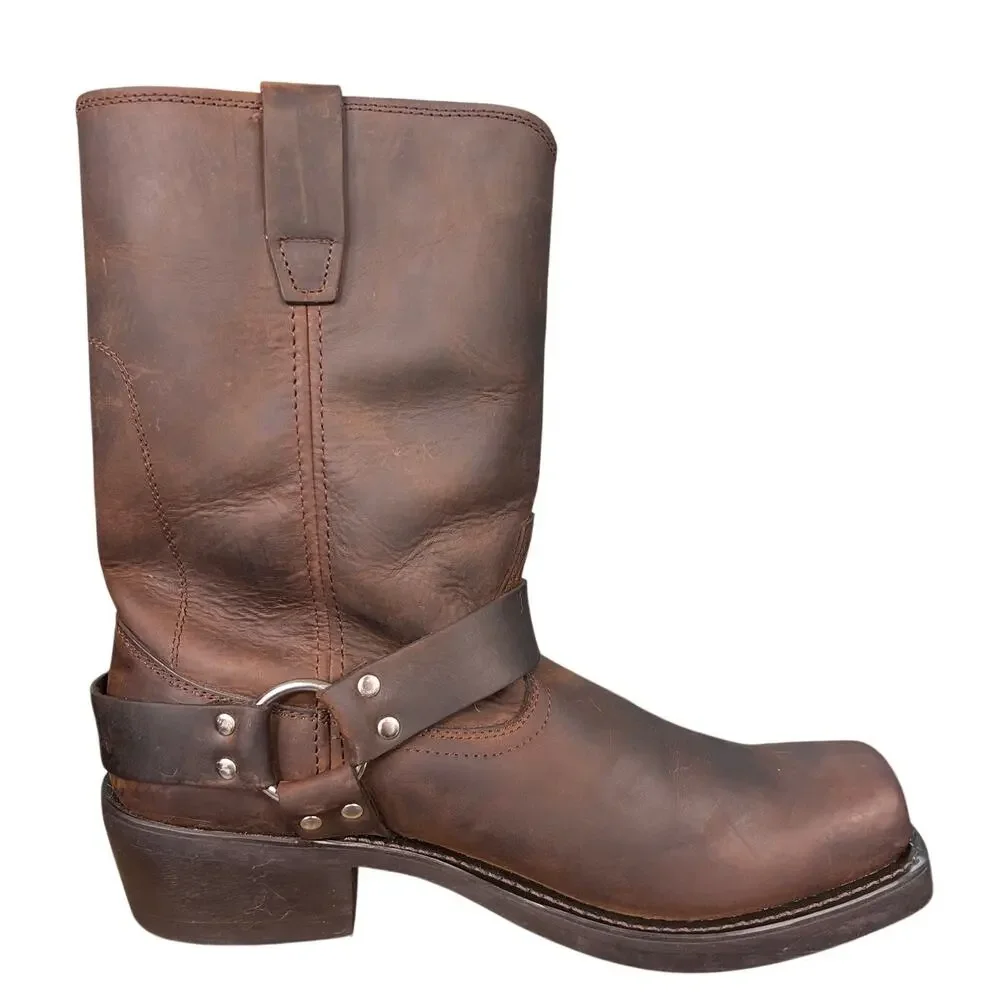 Durango Men’s Brown Leather Wide Harness Boots Size US 13 EE